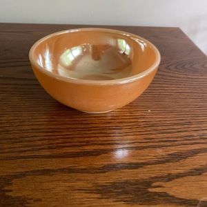 Fire-King Anchor Hocking Peach Luster Oven ware Soup Cereal Bowl
